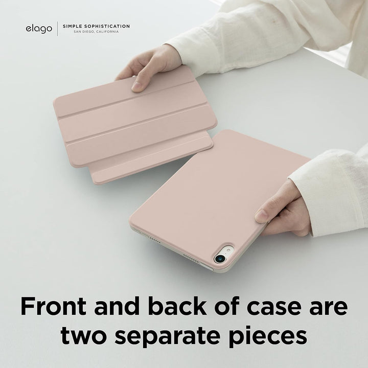 elago Magnetische Folio Hülle Kompatibel mit iPad Mini 8.3 Zoll 6. Generation - Rückwand kann an Met