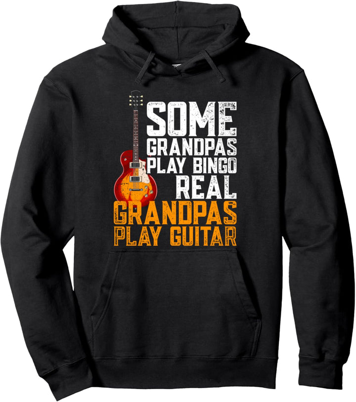 Gitarrist Rocker Opa Geschenk zum Ruhestand Gitarre Pullover Hoodie
