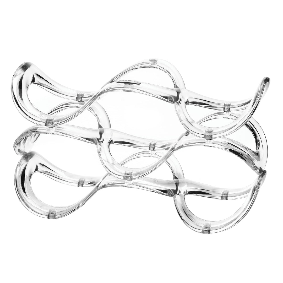 Guzzini - Icons, Cuvée Universal-Flaschengestell - Transparent, 32,4 x 16 x h18,2 cm - 17010000, Tra