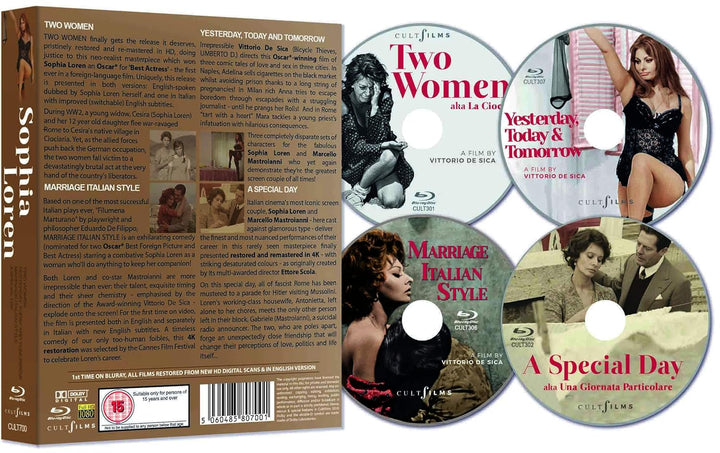Sophia Loren Gold, Blu-ray