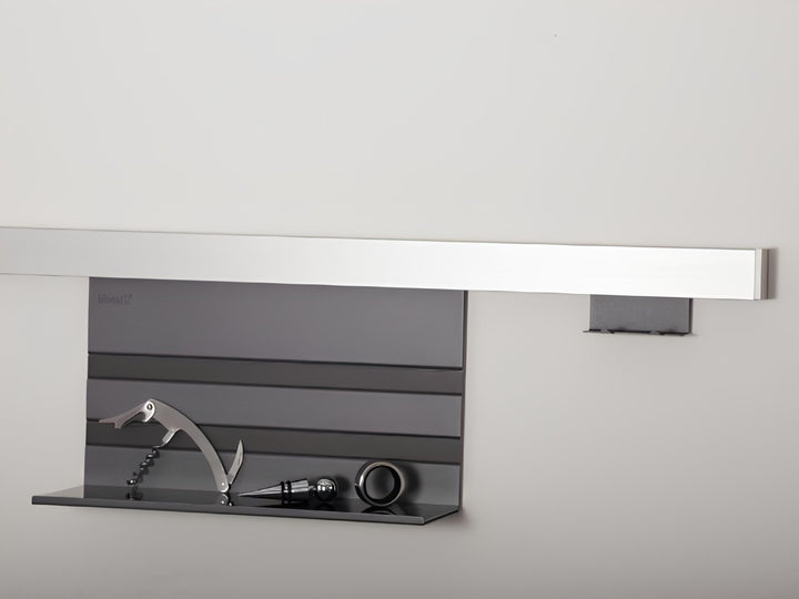 Kesseböhmer Linero MosaiQ Starterset Profilleiste 900 mm + Universalablage + 2er Hakenleiste Graphit