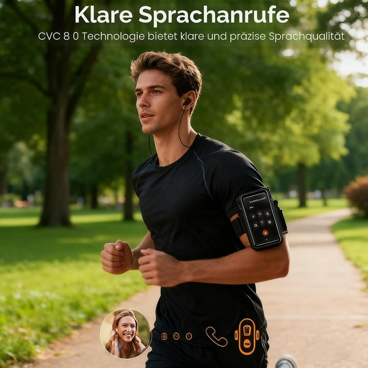 Bluetooth Kopfhörer, Kopfhörer Kabellos Bluetooth 5.0 Sport In Ear Kopfhörer mit Mikrofon, 20 std Sp