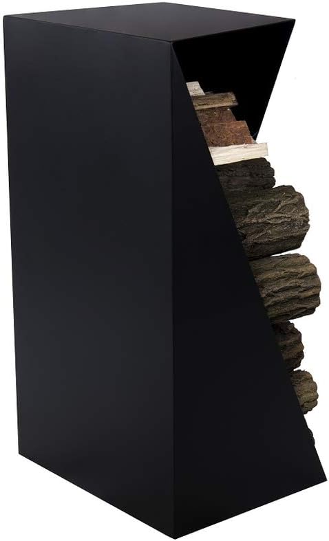 MAGNUS Brennholzregal R157 Schwarz Kaminregal Holzregal Ofenregal Regal