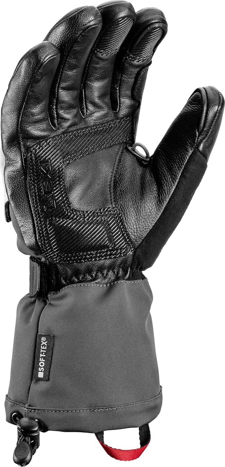 LEKI Griffin Thermo 3D Handschuhe Skihandschuhe Fingerhandschuhe black-graphite-sand EU 10, black-gr