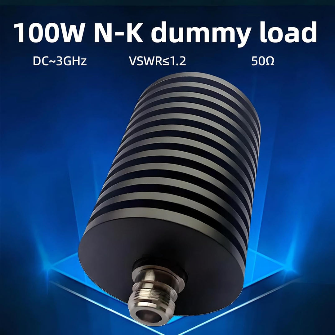 BECEN 100 Watt N-Typ Weiblicher Verbinder Dummy Load, 100 W N Buchse Typ Terminator N-F N - female,