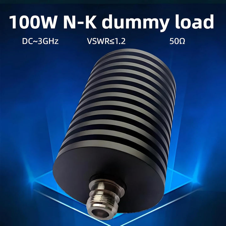 BECEN 100 Watt N-Typ Weiblicher Verbinder Dummy Load, 100 W N Buchse Typ Terminator N-F N - female,