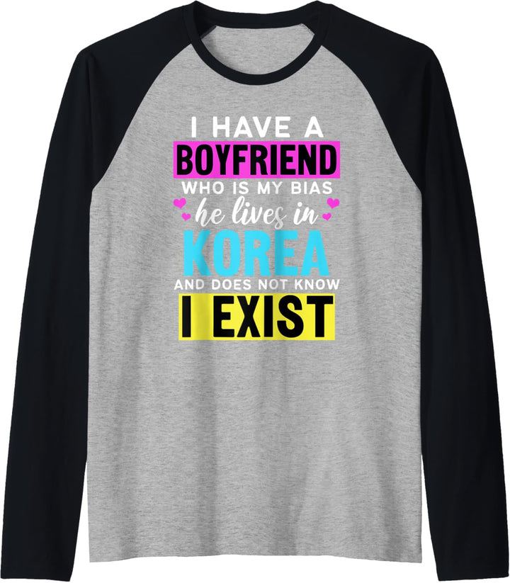 Ich habe einen Freund Wer ist mein Bias Kpop Lover Kdrama Koreanisch Raglan