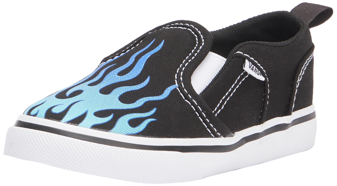 Vans M Atwood Herren Sneakers Asher Trainers 19 EU Flame Black White, Asher Trainers 19 EU Flame Bla
