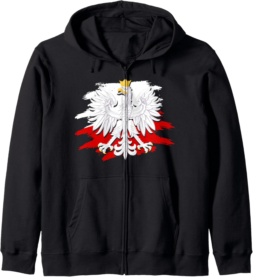 Polen Geschenk für Polnischen Poland Polska Krakau Herren Kapuzenjacke
