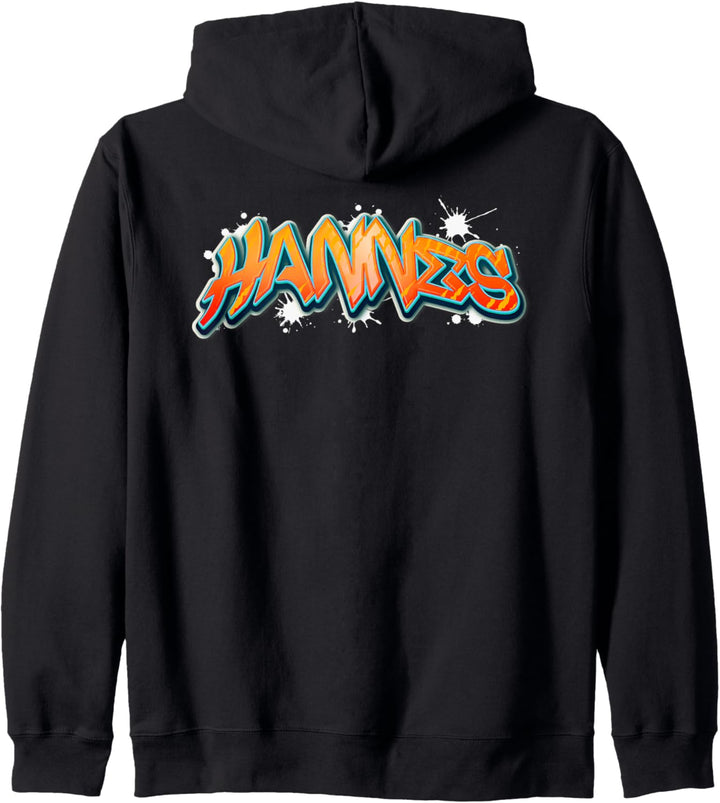 Hannes Graffiti Vornamen Kapuzenjacke