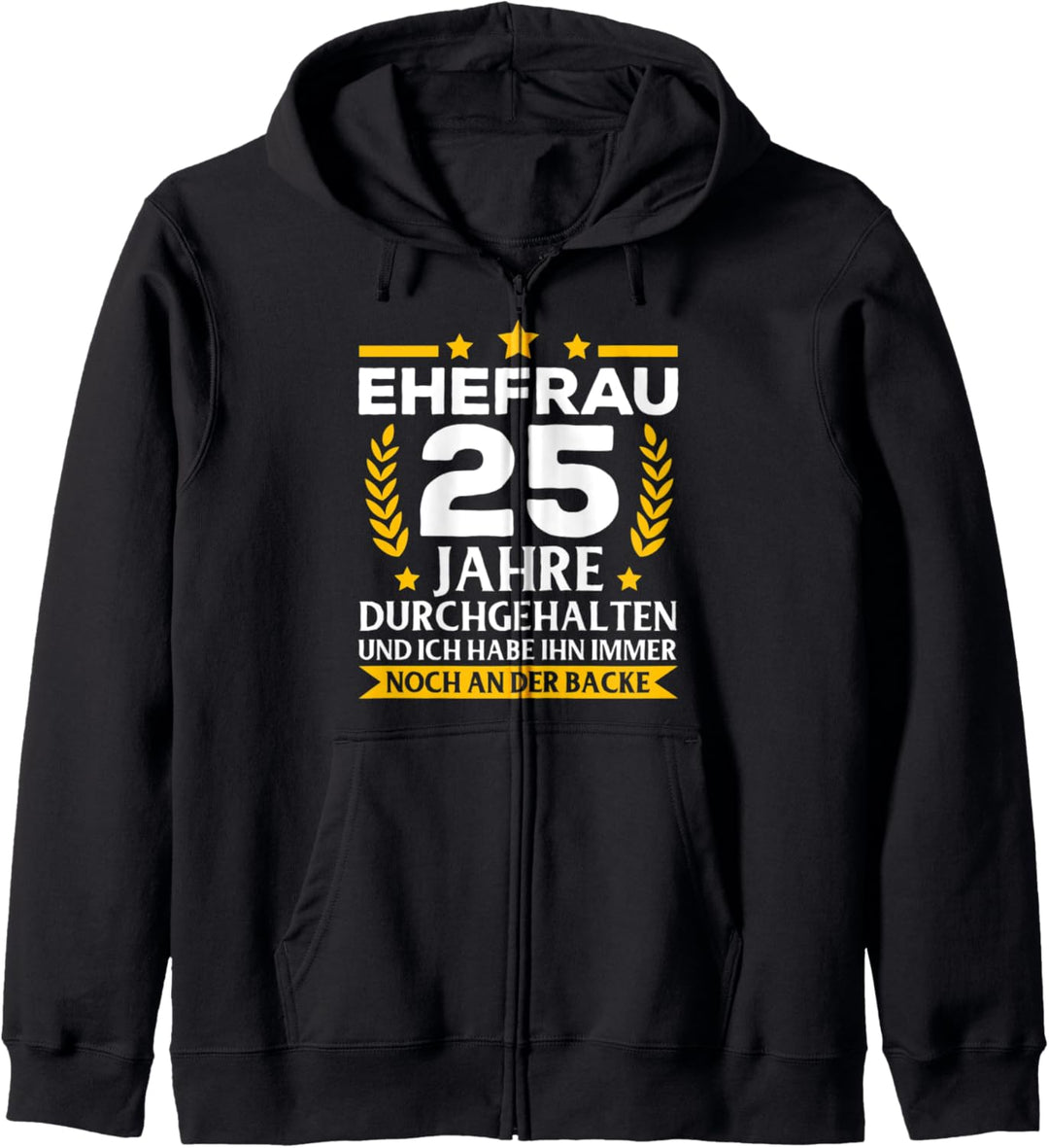 25. Hochzeitstag Ehefrau 25 Jahre Ehe Kapuzenjacke