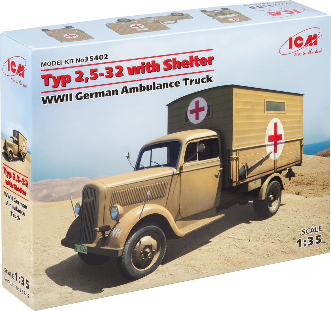 ICM 035402 Opel Modellbau, Hobby, Zusammenbau, detailliert, grau, Mittel