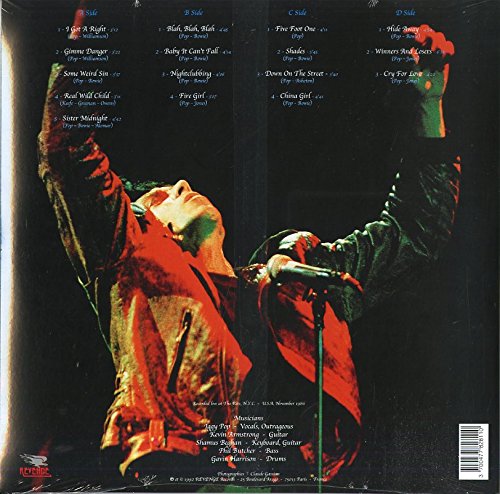 Live at the Ritz N.Y.'86, Vinyl