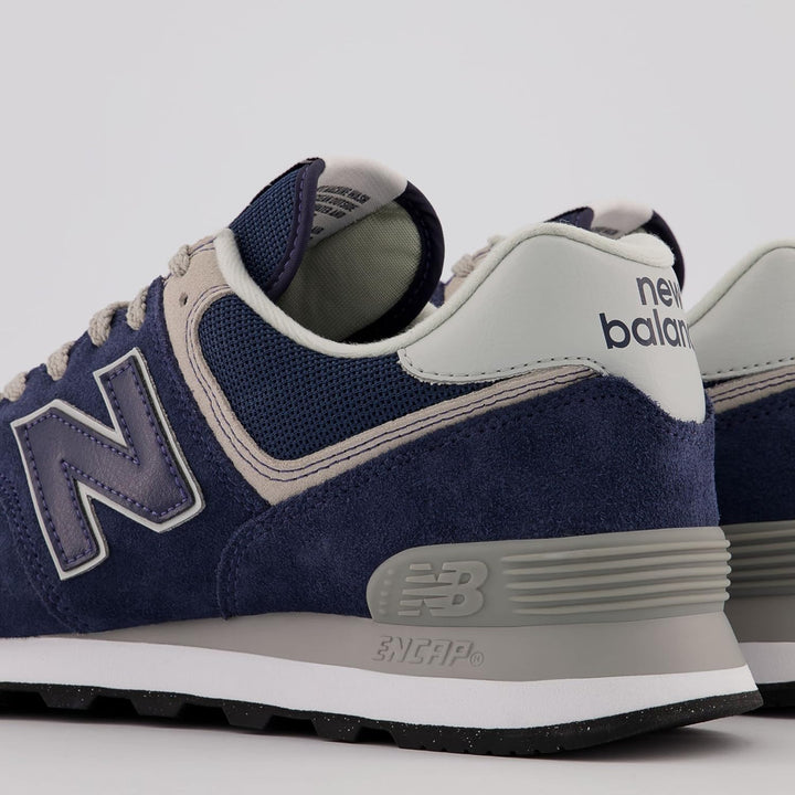 New Balance Herren 574 Sneaker 37 EU Navy, 37 EU Navy