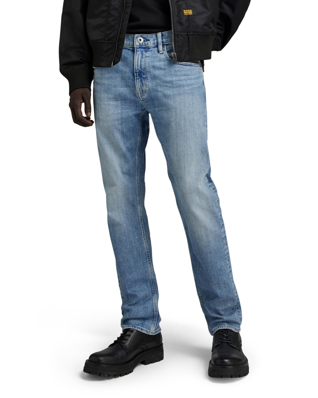G-Star Raw Herren Jeans Mosa Straight Jeans 26W / 30L Blau (Sun Faded Amparo Blue D23692-d498-g344),
