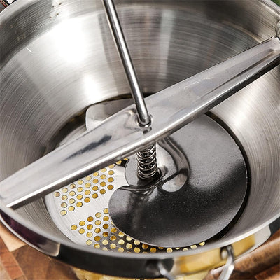1,9-Litre Passiergerät Passiermühle aus Edelstahl Passiersieb zum passieren von Obst, Gemüse Passier