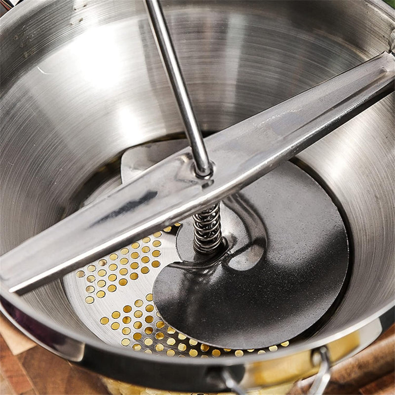 1,9-Litre Passiergerät Passiermühle aus Edelstahl Passiersieb zum passieren von Obst, Gemüse Passier