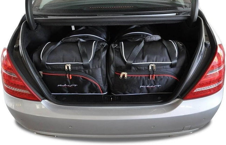 KJUST Kofferraumtaschen 4 stk kompatibel mit MERCEDES-BENZ S W221 2005-2013