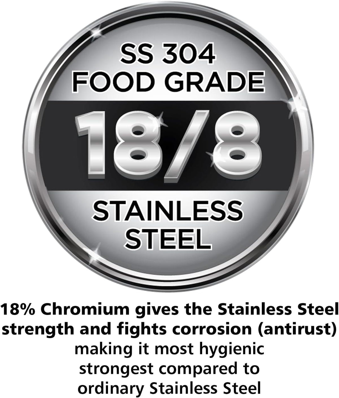 Hawkins SSC35 Schnellkochtopf aus Edelstahl, 3,5 l, silberfarben 3.5 Litre SS Contura Edelstahl, Ind