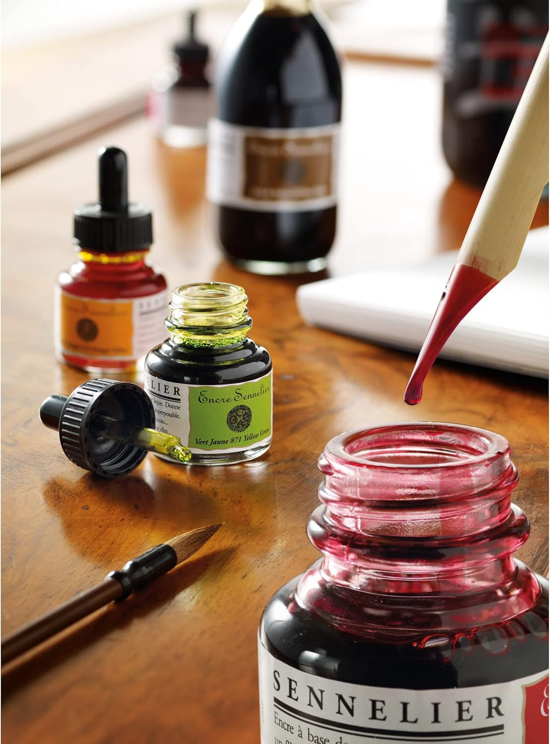 SENNELIER ENCRE 30ML TERRE DE SIENNE BRU