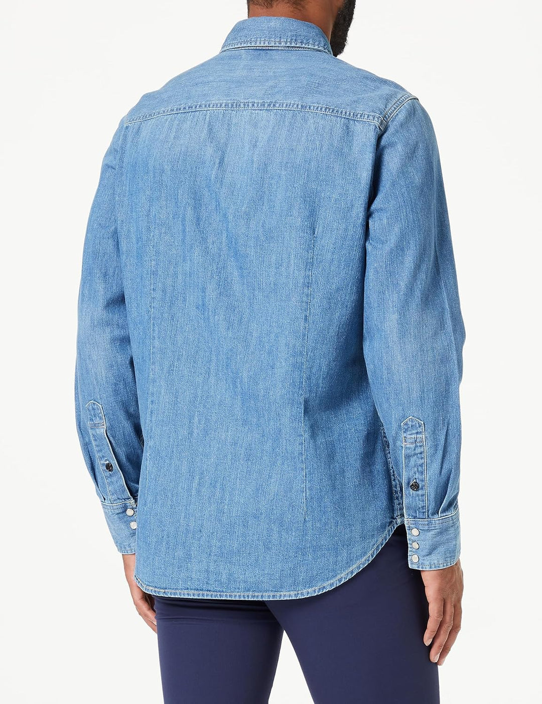 G-Star Raw C.V. Herren Dakota Slim Shirt Shirt M Blau (Faded Cricket Blue D23616-d252-d891), M Blau