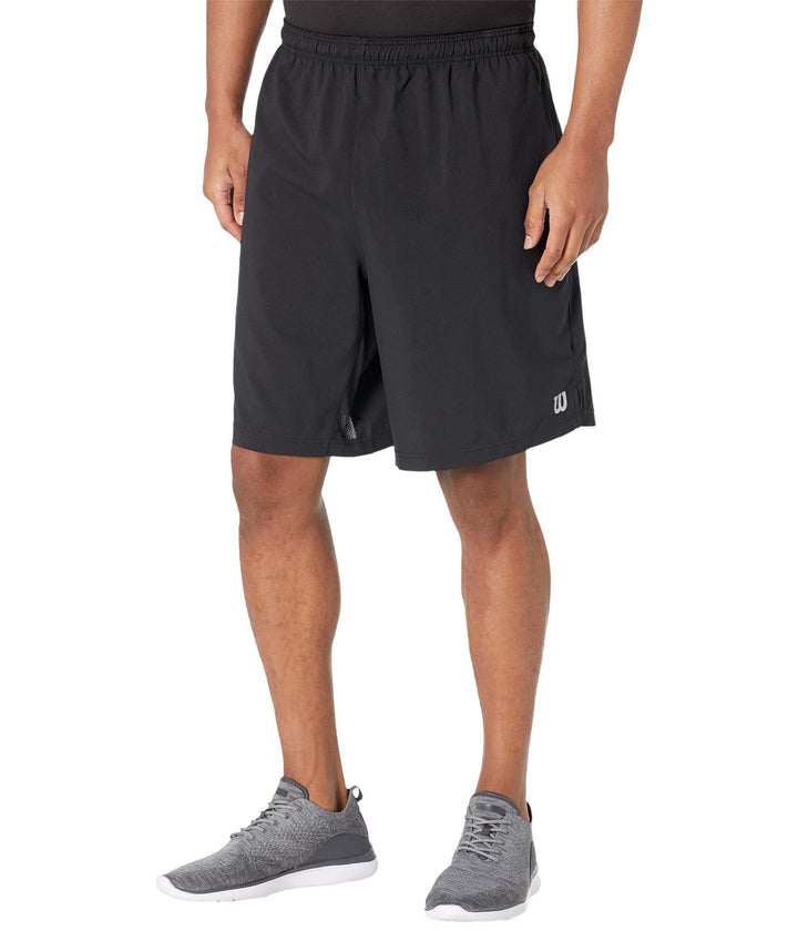 Wilson Herren Tennis Shorts Rush 9 Woven Short L Schwarz, L Schwarz
