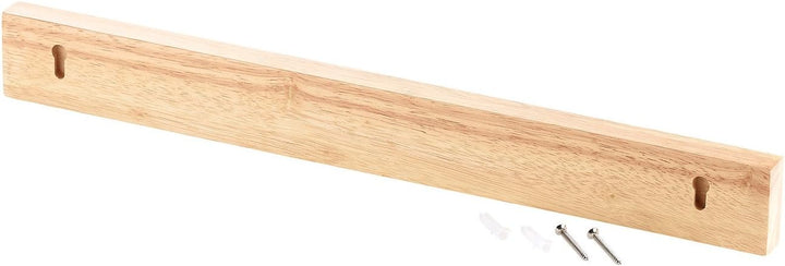 Rosenstein & Söhne Messer-Magnet Wand: 2er-Set durchgehende Magnet-Messerleisten, echtes Eichen-Holz
