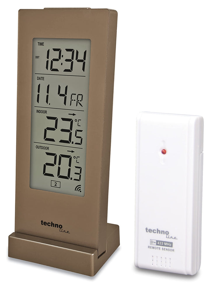 technoline Wetterstation WS 9767 champagner, champagner