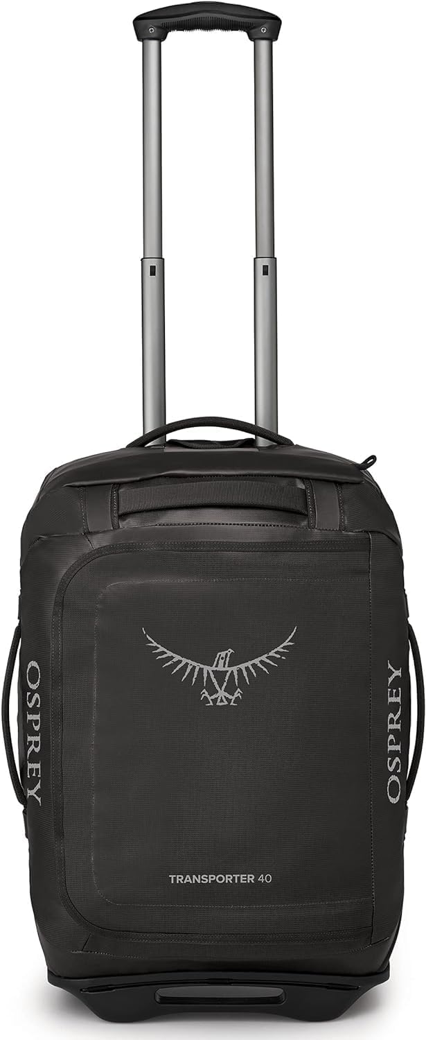 Osprey Unisex – Erwachsene Rolling Transporter 40 Duffel Bag Einheitsgrösse Schwarz, Einheitsgrösse