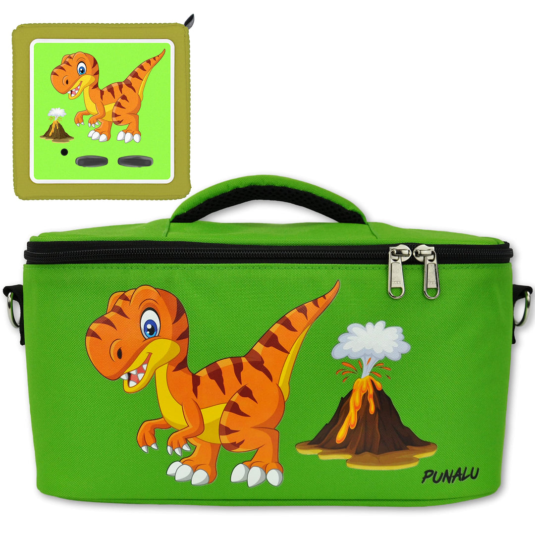 PUNALU Tasche für Toniebox inkl. Schutzfolie passend für Toniebox, Platz für 30 Tonies, Ladegerät un