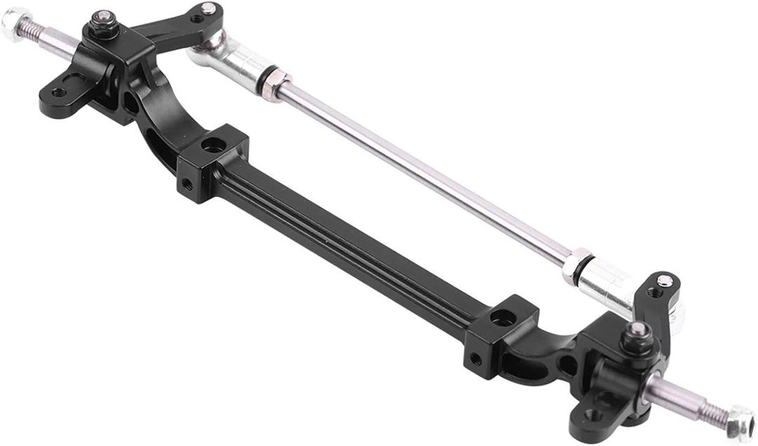 KIMISS Lesu 1/14 Aluminiumoy Lenkachse Aluminiumoyont End Lenkradachse für 1/14 RC Traktor LKW
