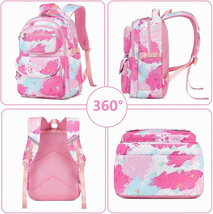 Schulrucksack Schulranzen Schultasche Sports Rucksack Freizeitrucksack Daypacks Backpack für Mädchen
