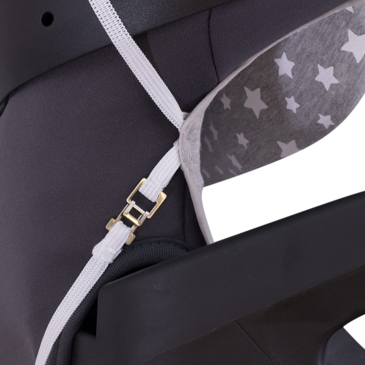 JYOKO Kids Bezug kompatibel mit Britax Romer Kidfix, aus Baumwolle (Romer Kidfix I-Size, White Star)