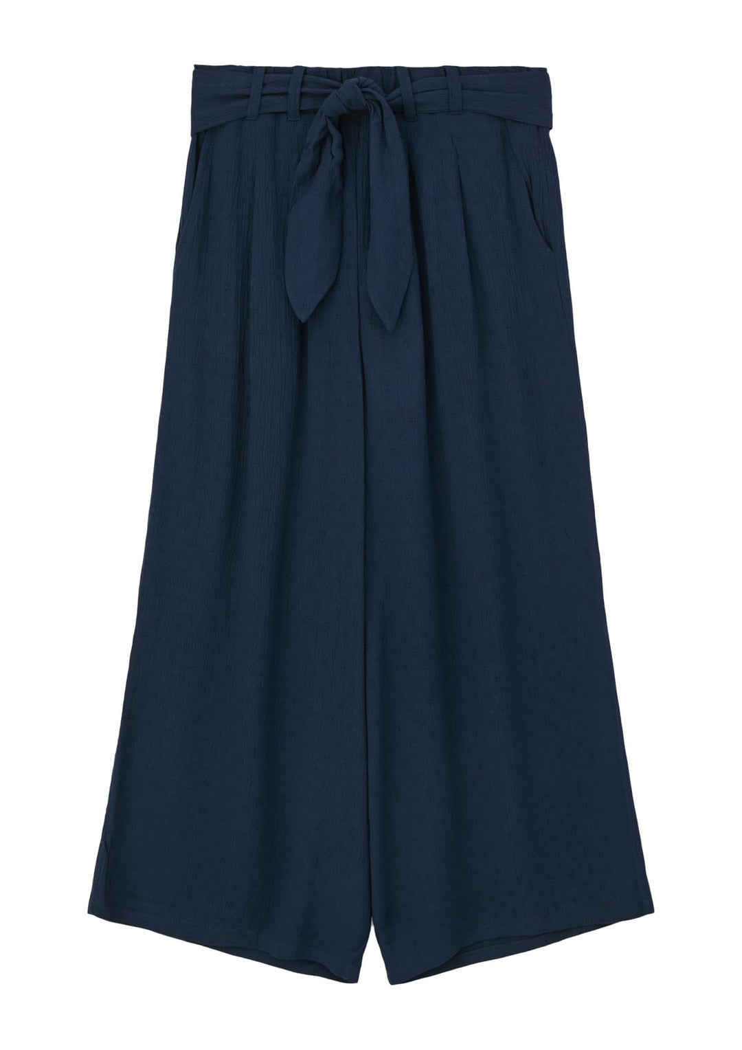 s.Oliver Mädchen Culotte mit Bindegürtel 176 Blau, 176 Blau