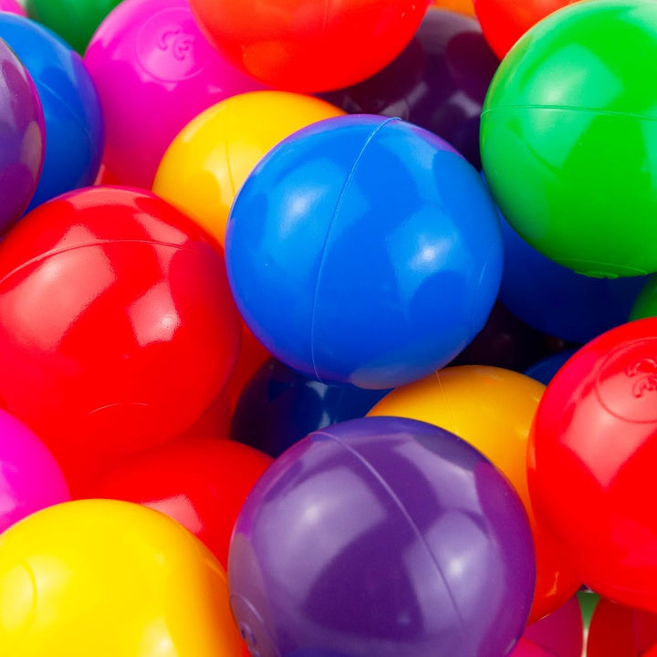 Martom Bunte Bälle für Bällebad 7/6cm Babybälle Plastikbälle Baby Spielbälle 100-2000 Stuck (7cm, 40