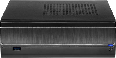 Inter-Tech-500 Black Computer Case – Computer Cases (PC, ITX, Black, 4.5 cm, 50 mm, 200 mm), schwarz
