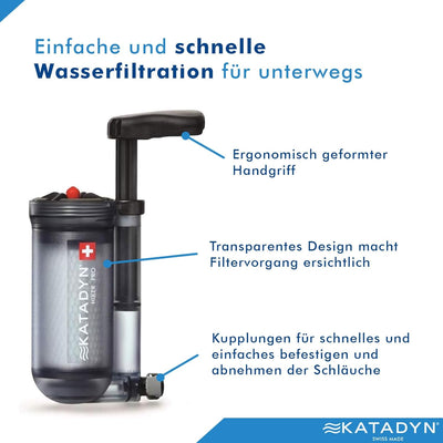 Katadyn Hiker Pro Wasseraufbereiter, transparent 0 One Size