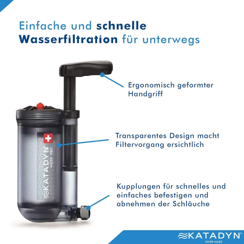 Katadyn Hiker Pro Wasseraufbereiter, transparent 0 One Size