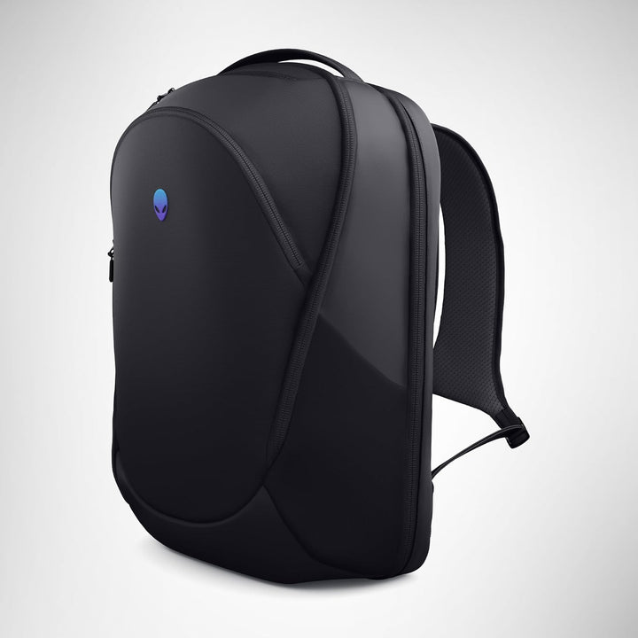 Alienware 18 Rucksack – AW7825P – 28L Kapazität, atmungsaktives 3D‑Mesh, magnetische Taschenorganize