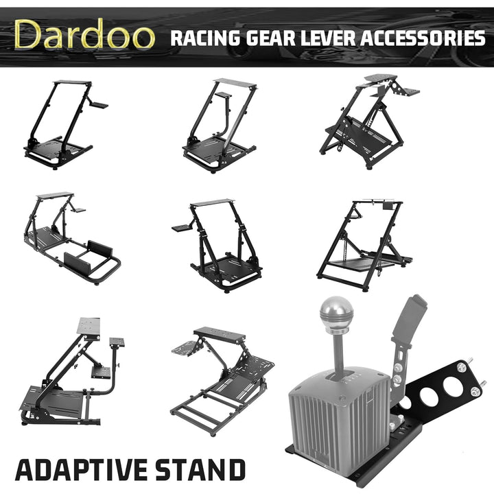 Dardoo Racing Shifter Mount Upgrade für Rennradrahmen mit Befestigungsschrauben, nur für Teilradrahm