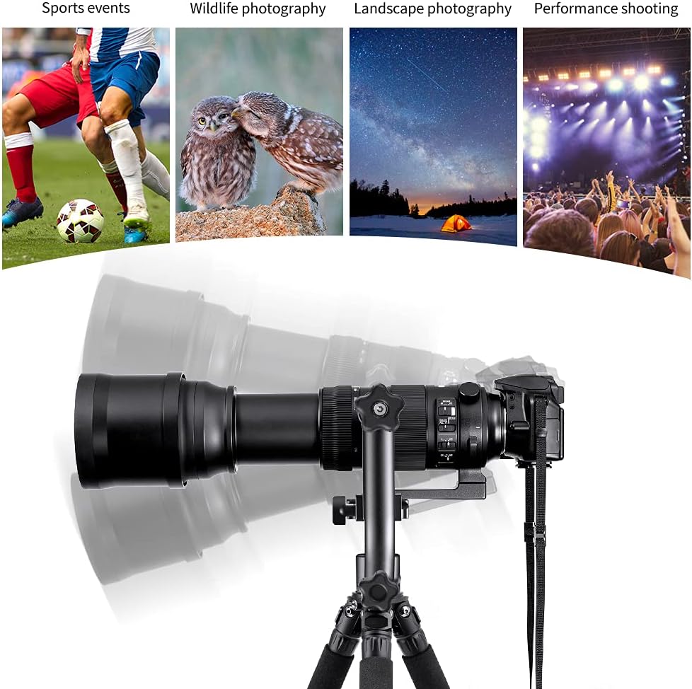 K&amp;F Concept Aluminium Gimbalkopf, Professional Heavy Duty Metall 360° Panorama Stativkopf mit 20 KG