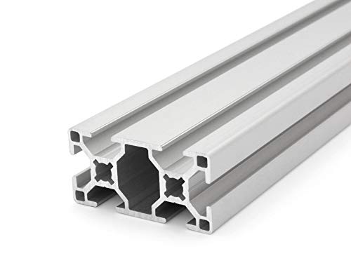 Aluminiumprofil 30x60L B-Typ Nut 8 (leicht), silber eloxiert. Aluminium Profil 30x60 Alu Profil 30 x