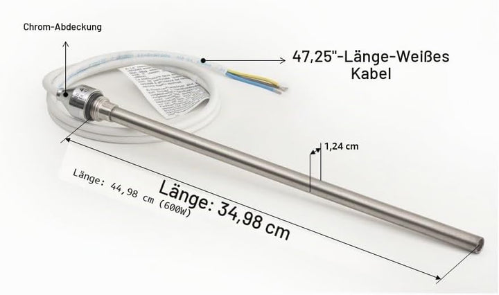 Elektrisches Heizelement für beheizte Badezimmer-Handtuchhalter/Handtuchheizkörper/Handtuchwärmer (1