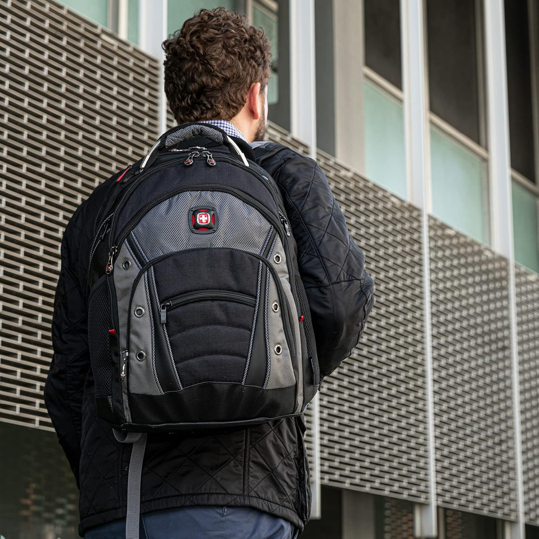 WENGER Synergy Laptop-Rucksack mit Tablet-Fach, Notebook bis 16 Zoll, Tablet bis 10 Zoll, Organizer,