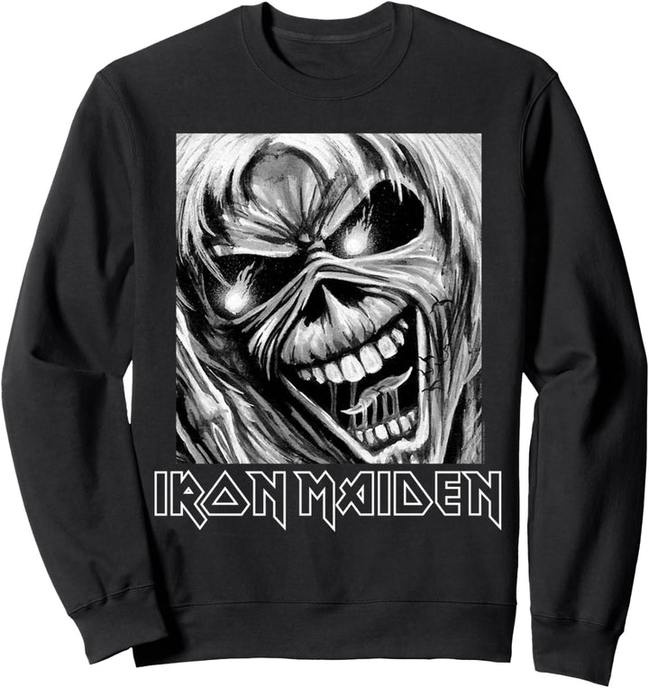 Iron Maiden - Boxed Face Eddie Number of the Beast Sweatshirt