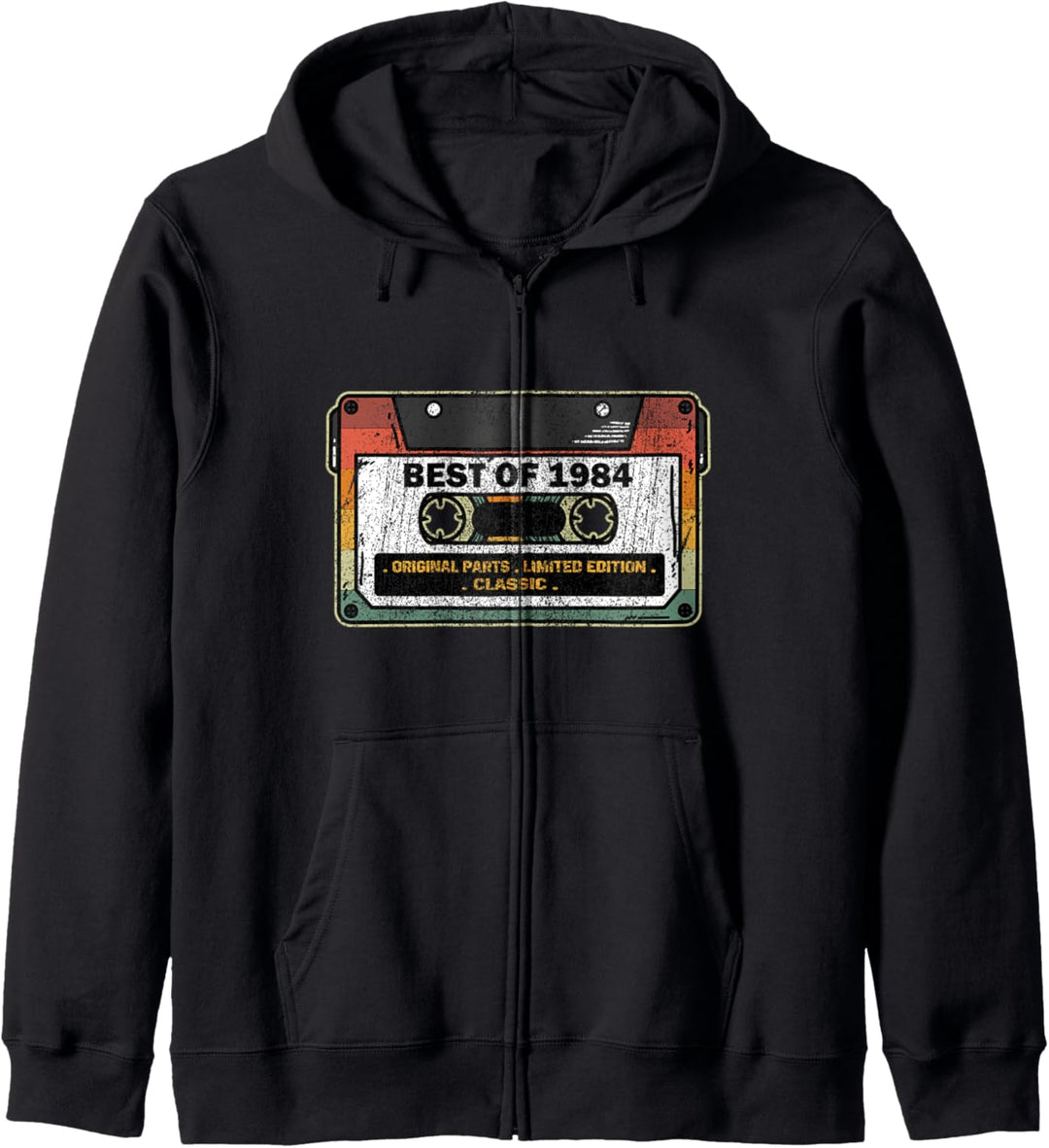 Vintage Best Of 1984 Kassette 38 Jahre 38. Geburtstag Kapuzenjacke