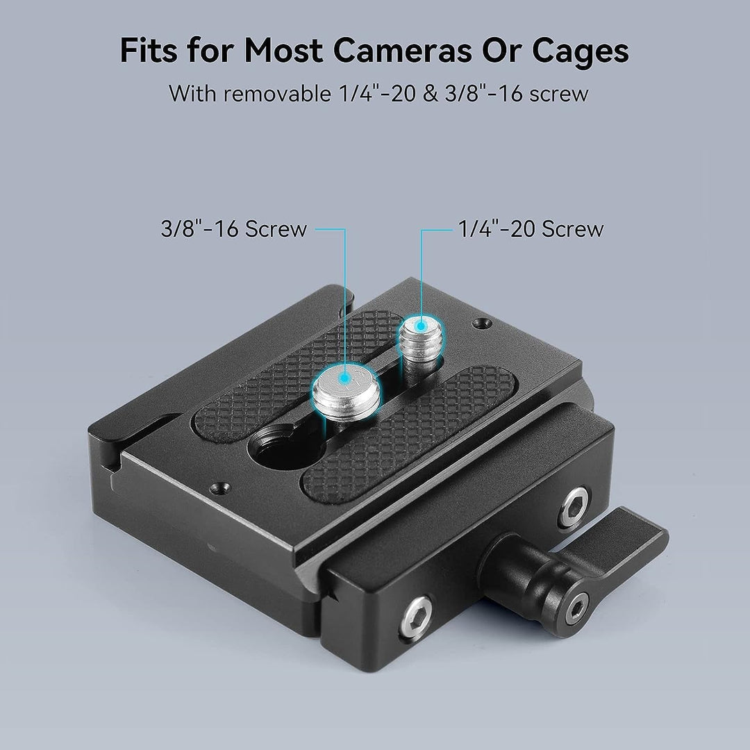 SMALLRIG Schnelle Veröffentlichung Klemme und Platte, Baseplate für Arca Standard - 2280