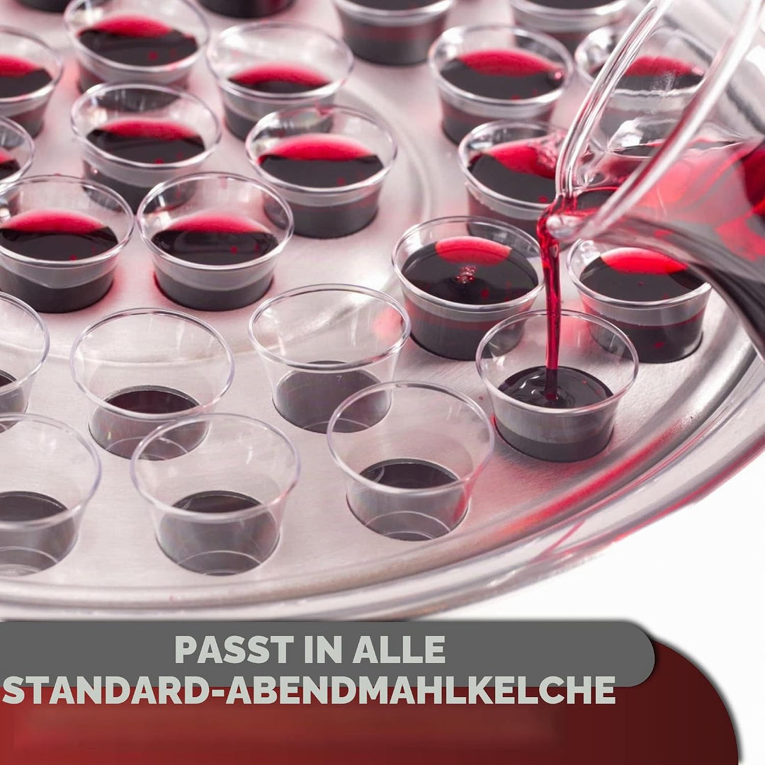 Steadfast Selections - Bulk Premium 2000 Plastikbecher Kommunionbecher Einwegbecher Kommunionbecher
