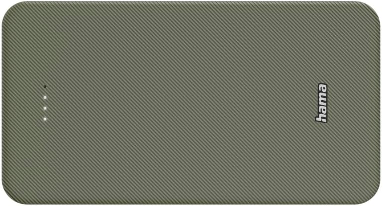 Hama Powerbank Colour 20 20000mAh (externer Akku mit 1x USB C + 1x USB A, Power Pack Zertifiziert, L