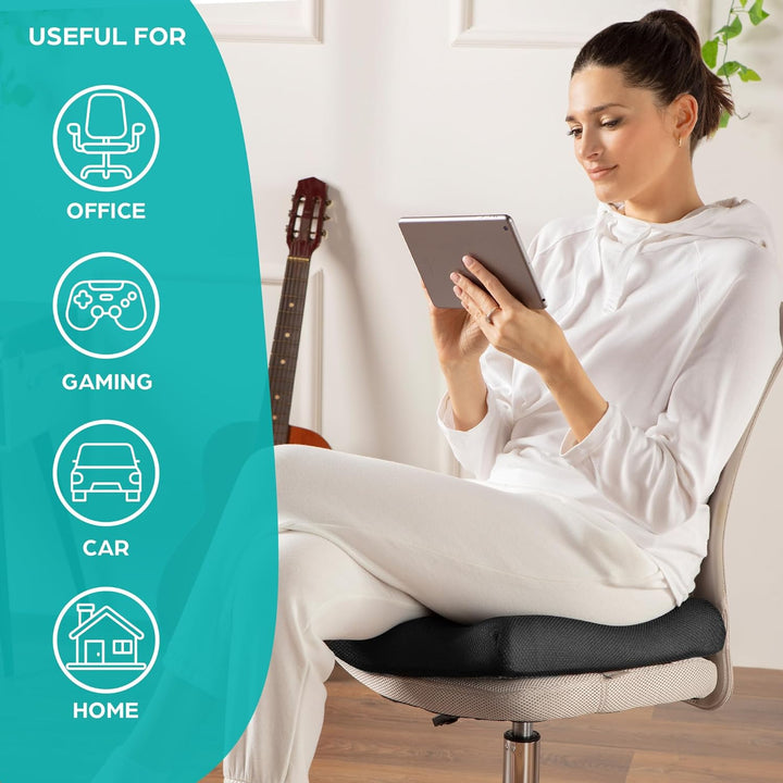 Flowen Sitzkissen Stuhl Orthopädisch Sitzring Steissbein Entlastung Sitzpolster Hämorrhoiden Auto St